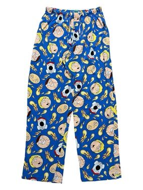 Vintage 2000s Family Guy Cartoon TV Show Promo Lounge Pajama Pants Size S